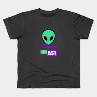 Alien Inhabitant of Area 51 Kids T-Shirt